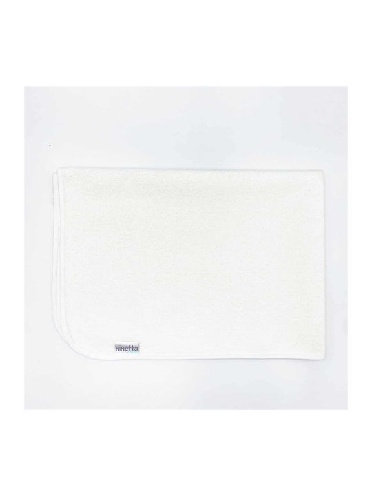 Ninetta Bebe Αδιαβροχοποιημένο Σελτεδάκι Λευκό 45x65εκ.