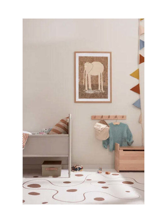 Kids Concept Microneo Παιδικό Χαλί Λευκό 130x160cm