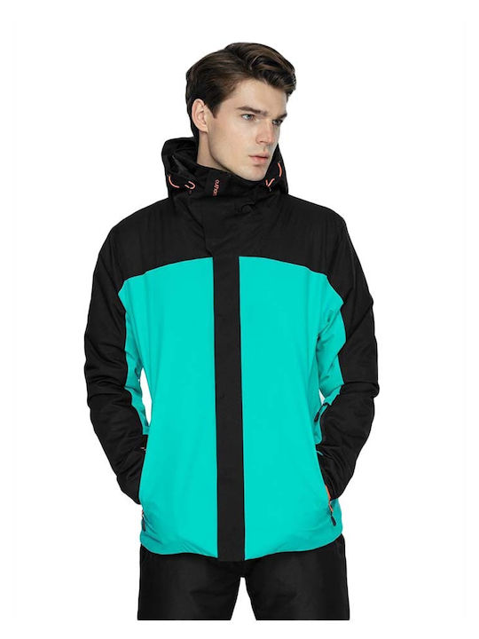 Outhorn HOZ20-KUMN603-34S Ανδρικό Μπουφάν για Σκι & Snowboard Τιρκουάζ