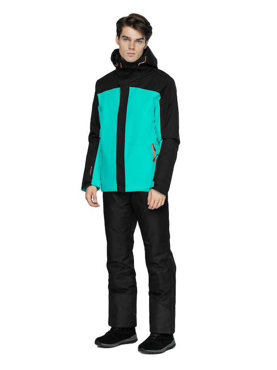 Outhorn HOZ20-KUMN603-34S Ανδρικό Μπουφάν για Σκι & Snowboard Τιρκουάζ