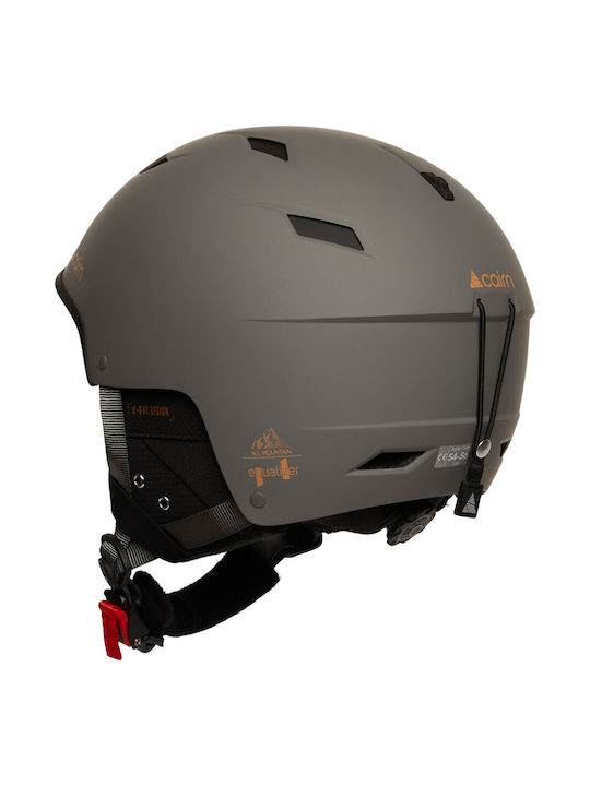 Cairn Equalizer Ski & Snowboard Helm in Gray Farbe