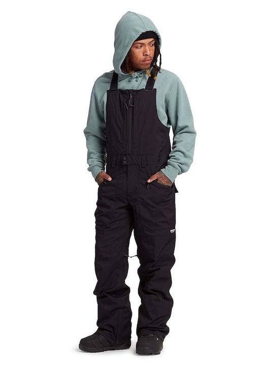 Burton Reserve 2L 15003105001 Men's Dungarees for Ski & Snowboard Black