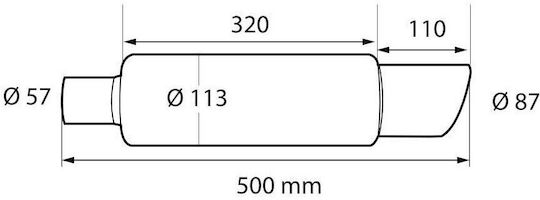 Lampa Auspuff Ende