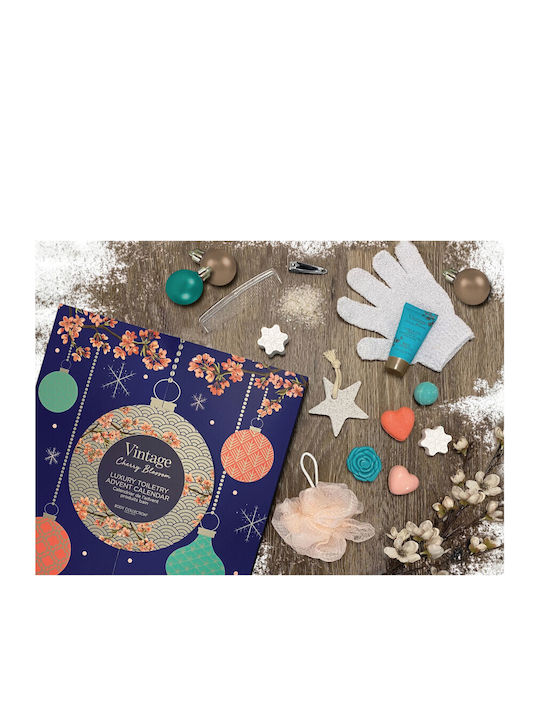 Body Collection Vintage Cherry Blossom Adventskalender Luxuriöse Toilettenartikel