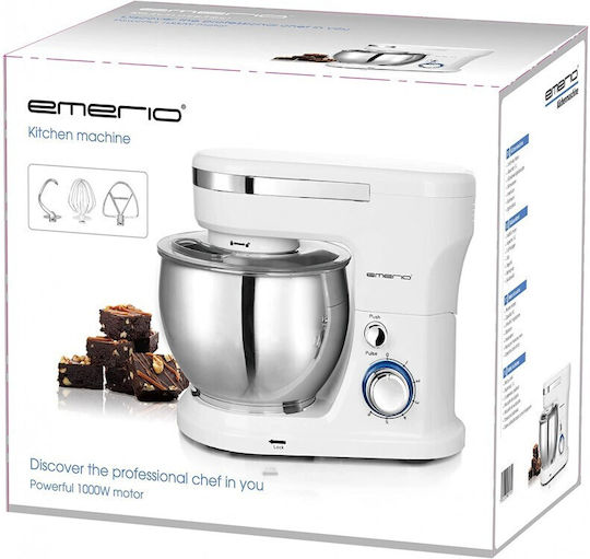 Emerio KM-123117 Κουζινομηχανή 1000W με Ανοξείδωτο Κάδο 5lt