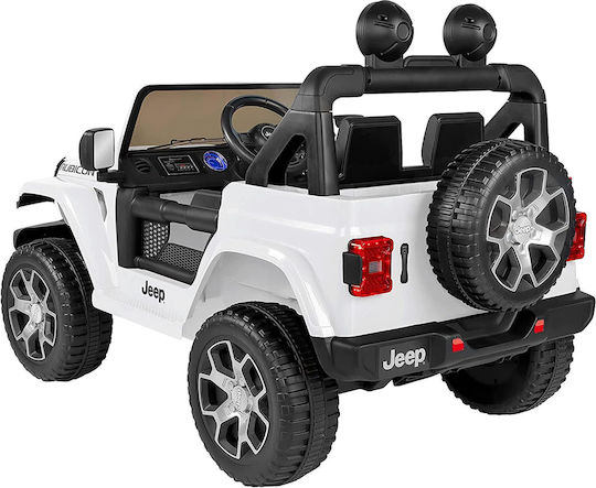 Globo Kids Ride On Cars Two Seater with Remote Control 12 Volt White for 3+ Years