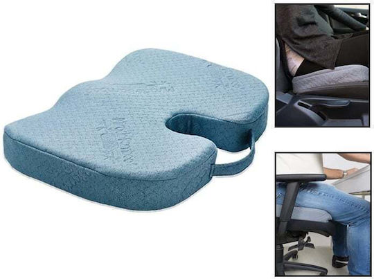 Factory Anatomic Bamboo Fiber Seat Cushion 45x35cm Gray