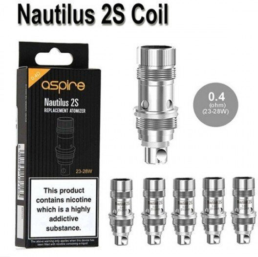 Aspire Nautilus 2S Rezistență pentru Țigări Electronice 0.4ohm 5buc