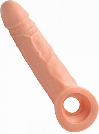 XR Ultra Real Solid Tip Penis Extension Προέκταση Πέους Flesh 22cm