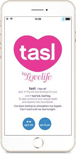 Ohmibod Lovelife Krush Bile vaginale cu vibrație Bile de con Bluetooth conectate la aplicații Pink