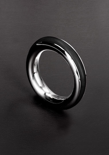 Triune Cazzo Cock Ring Schwanz Metallisch Schwarz