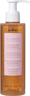 Korres Gel Καθαρισμού Pore Refining Cleansing 200ml