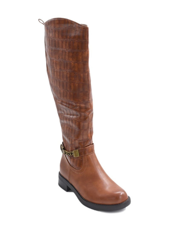 Damenstiefel Camel