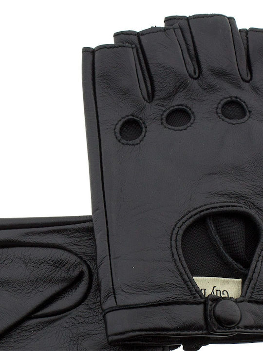 Guy Laroche Μαύρα Γυναικεία Δερμάτινα Γάντια