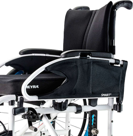 Meyra Smart S 2.370 Αναπηρικό Αμαξίδιο Απλού Τύπου 32cm 2.370 Λευκό