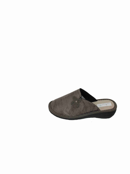Lazar & Luca Anatomic Women's Slippers In Gray Colour