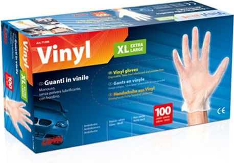Lampa Vinyl Examination Gloves Powder Free Transparent 1pcs