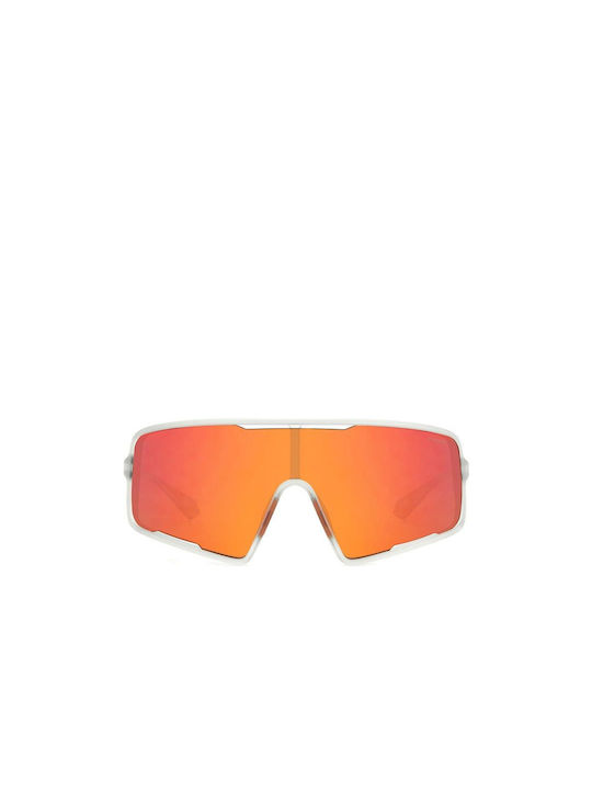Polaroid Sonnenbrillen mit Transparent Rahmen und Orange Polarisiert Linse PLD7045/S RIW/OZ