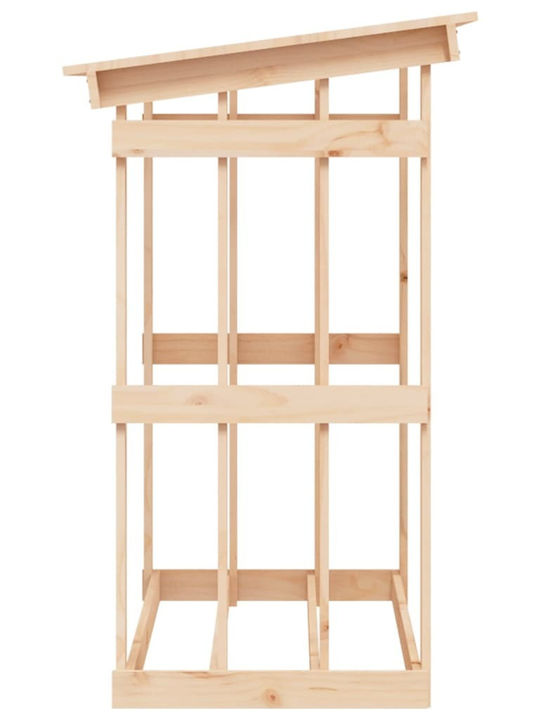 vidaXL Hölzernes Box Holzlagerung 108x64.5x109cm Beige