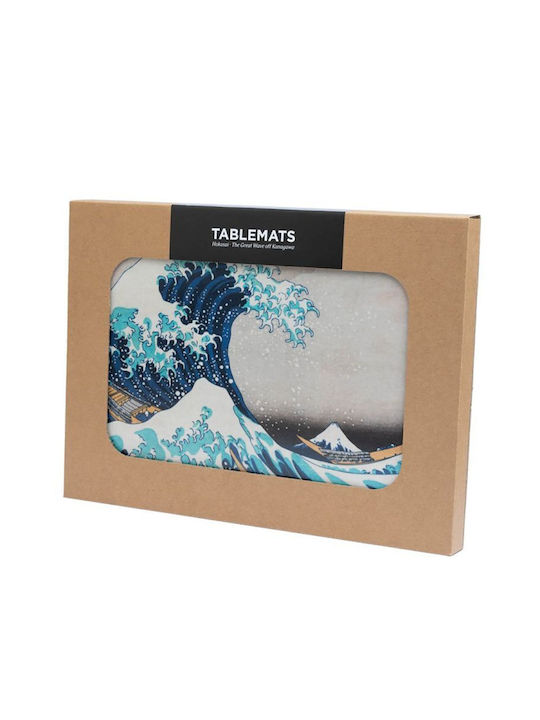 Grupo Erik Hokusai Kokonote Σουπλά από Φελλό Πολύχρωμο 29x20cm 4τμχ