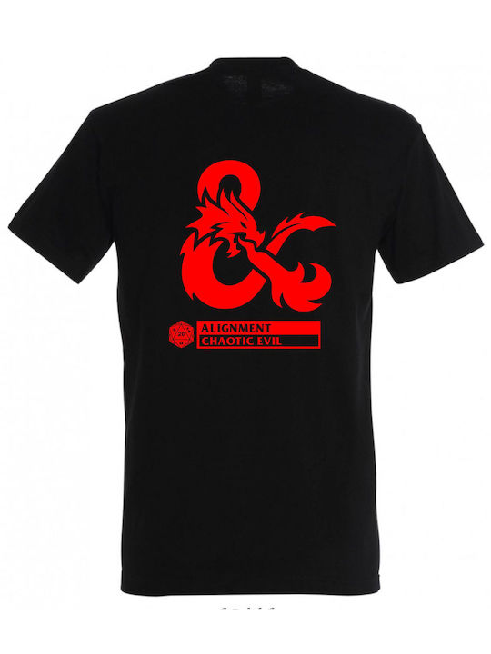 T-Shirt Unisex "Dungeons And Dragons Game" Schwarz