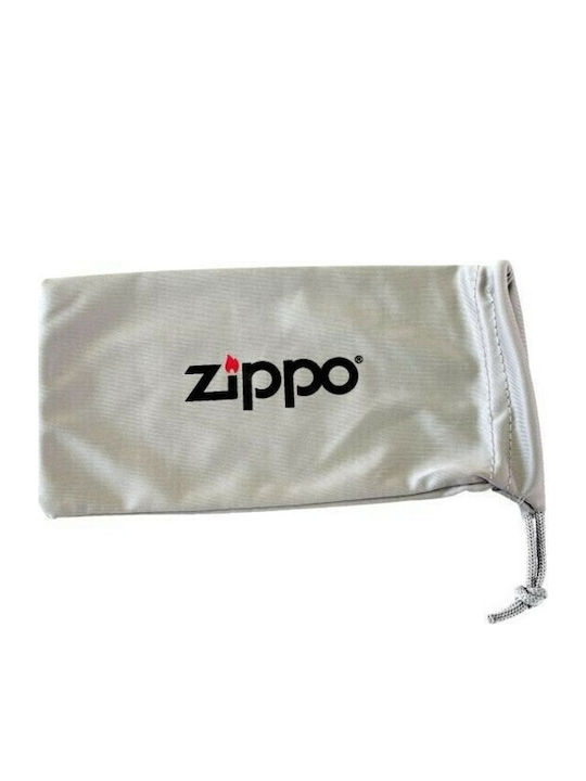 Zippo Ανδρικά Γυαλιά Ηλίου με Μαύρο Κοκκάλινο Σκελετό και Μαύρο Polarized Φακό OB21-05