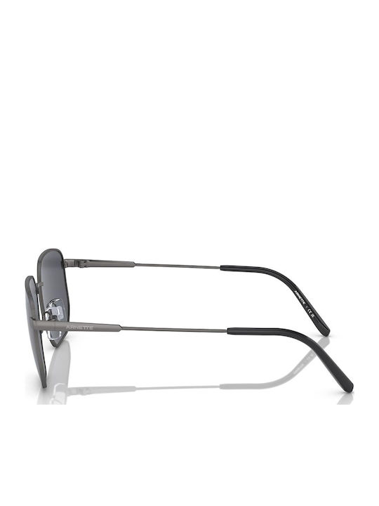 Arnette Sling Men's Sunglasses with Gray Metal Frame and Gray Lens AN3086 75287