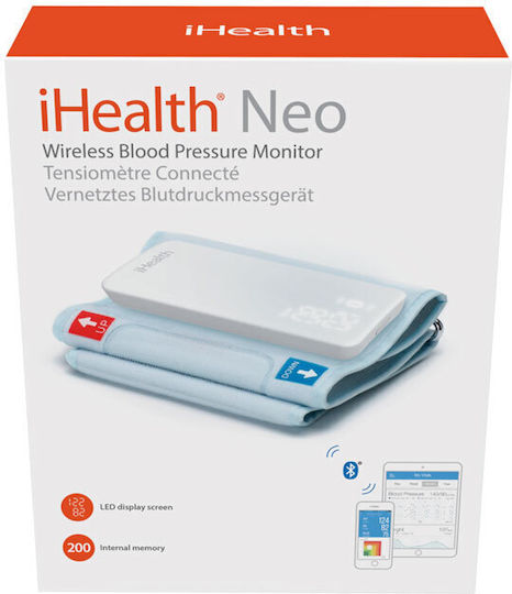 iHealth Neo BP5S Electronical Blood Pressure Monitor Arm with Arrhythmia Detection & Bluetooth