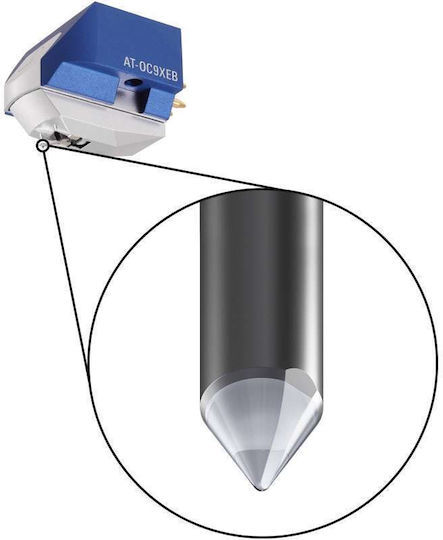 Audio Technica Moving Coil Turntable Cartridge AT-OC9XEB Blue