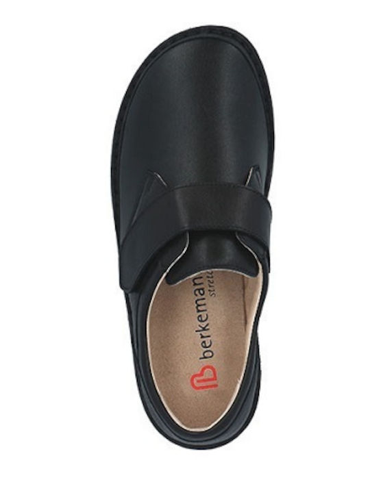 Denise Leather Women's Moccasins in Black Color