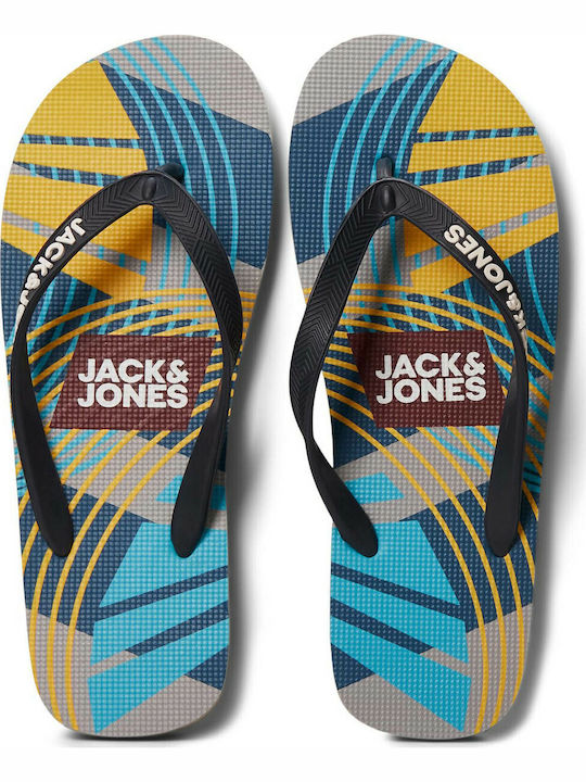 Jack & Jones Herren-Flip-Flops Blau