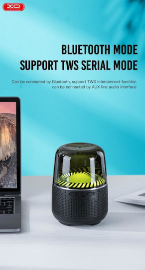 XO F37 Ηχείο Bluetooth με Ραδιόφωνο και Διάρκεια Μπαταρίας έως 6 ώρες Μαύρο