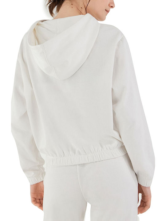 Freddy Sweatshirt White with Hood