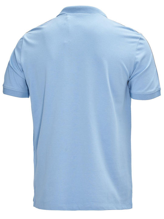 Guess Ανδρική Μπλούζα με Φερμουάρ Κοντομάνικη Γαλάζια