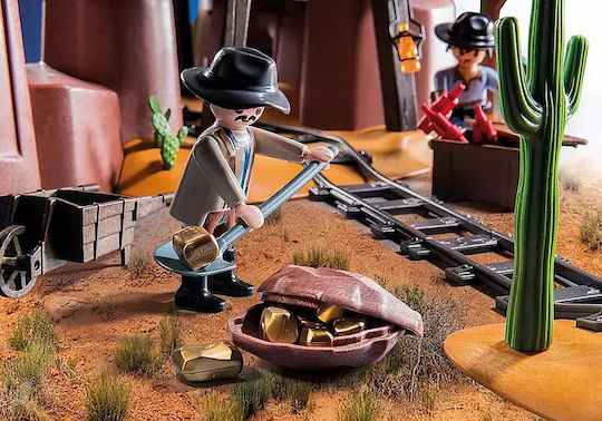 Playmobil Western Goldmine & Gold Diggers des Wilden Westens für 4-10 Jahre