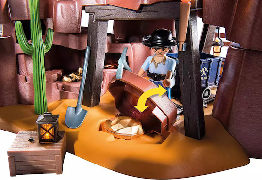 Playmobil Western Goldmine & Gold Diggers des Wilden Westens für 4-10 Jahre