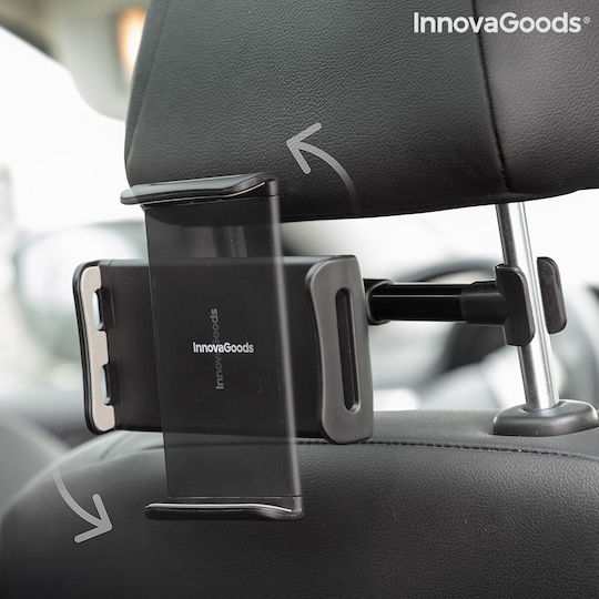 InnovaGoods Βάση Κινητού Αυτοκινήτου Taholer με Ρυθμιζόμενα Άγκιστρα Μαύρη
