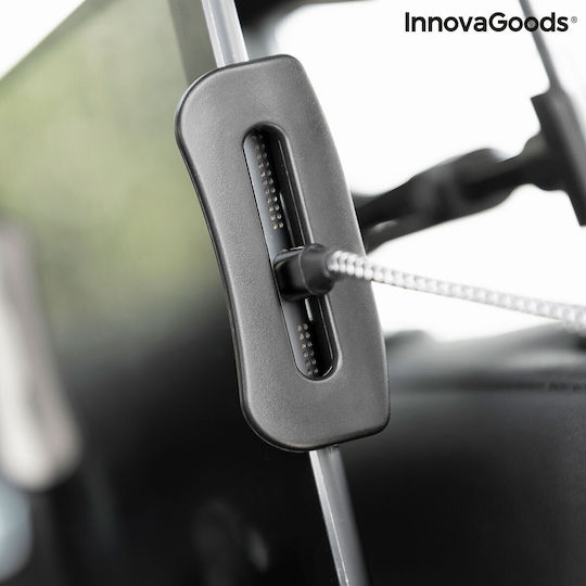 InnovaGoods Βάση Κινητού Αυτοκινήτου Taholer με Ρυθμιζόμενα Άγκιστρα Μαύρη
