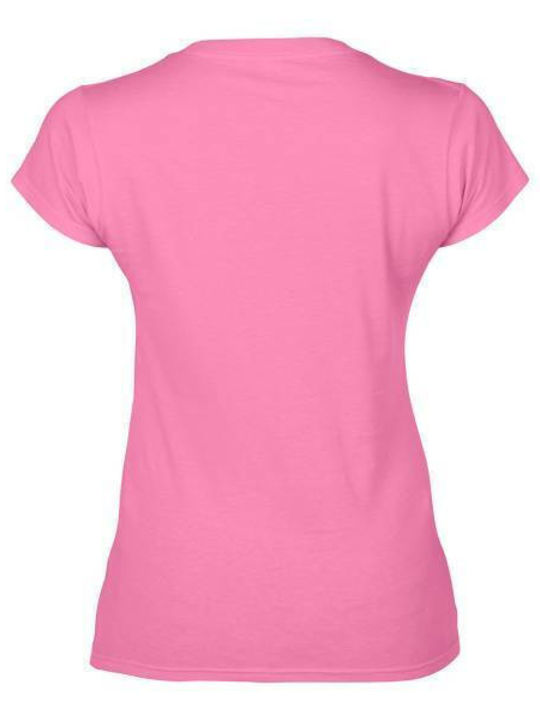 Takeposition Women's T-shirt with V Neckline Pink