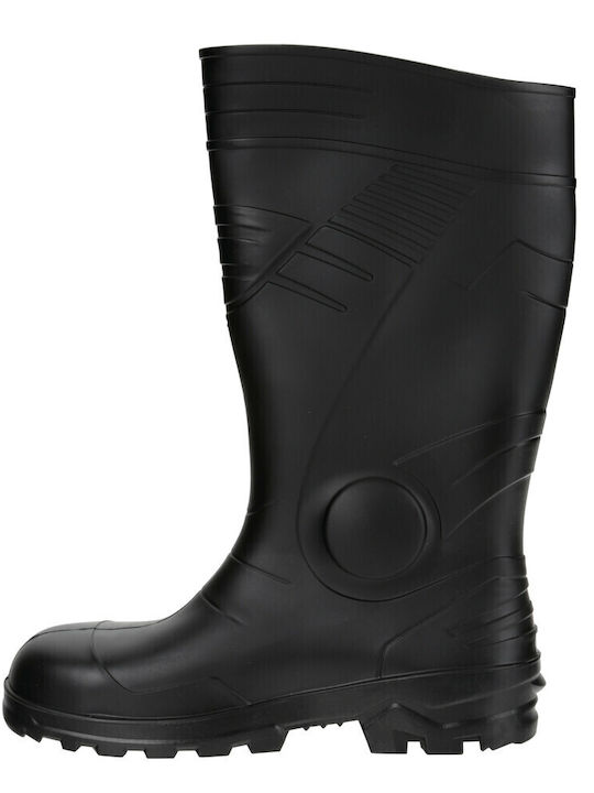 Lampa Dyablo Xgrip Work Wellies Tibia with Fur Black