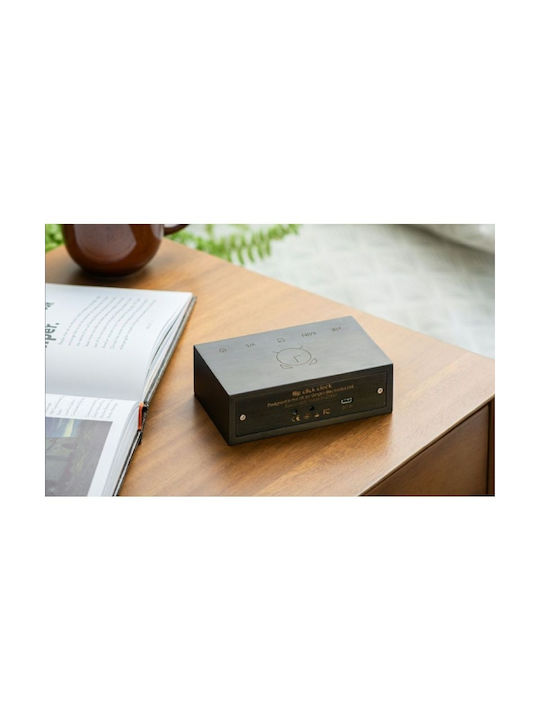 Gingko Tabletop Digital Clock with Alarm Black G003B10