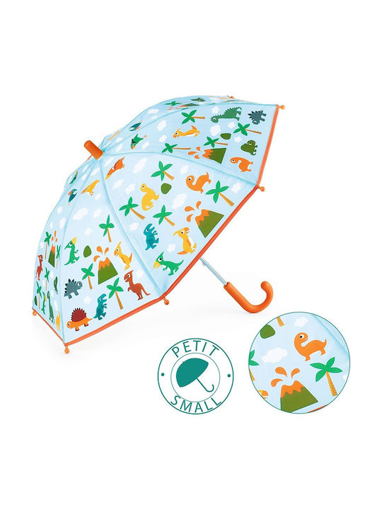 Djeco Dinosaurier Kinderregenschirm Hellblau 70cm Djeco Dinosaurier Kinderregenschirm Hellblau 70cm