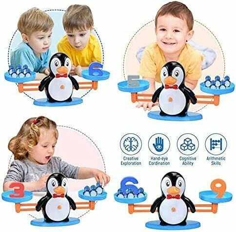 Penguin Balance - Game Scale Joc Educațional Cântare pentru 3+ ani Ani