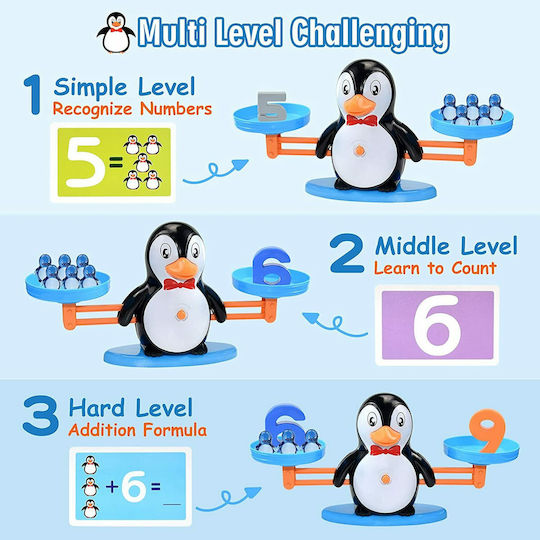 Penguin Balance - Game Scale Joc Educațional Cântare pentru 3+ ani Ani