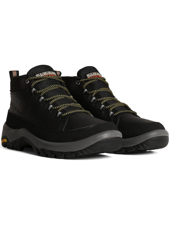 Napapijri Men's Leather Boots Black