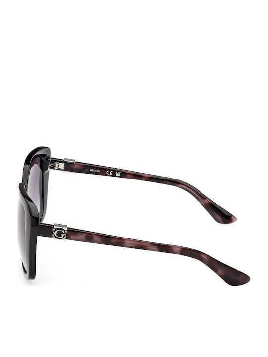 Guess Guess Women's Sunglasses with Black Horn-Rimmed Frame and Grey Gradient Lenses GU7863 05B