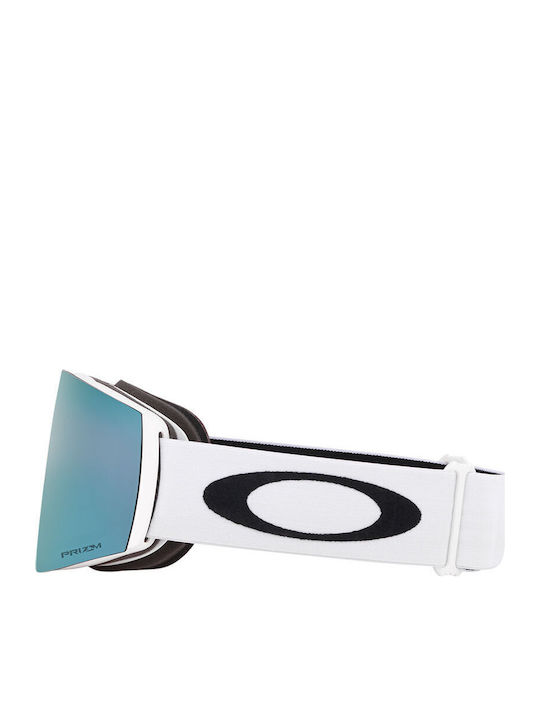 Oakley Fall Line Ski & Snowboard Goggles Kids White with Lens in Blue Color