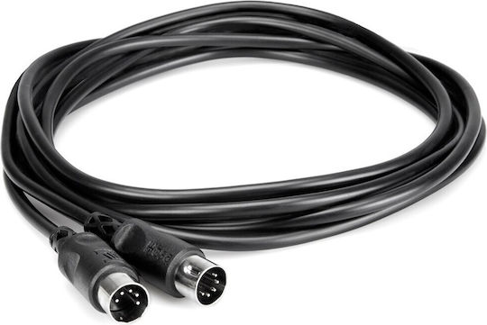Hosa Καλώδιο DIN male - Din male 0.3m MID-301BK 1τμχ