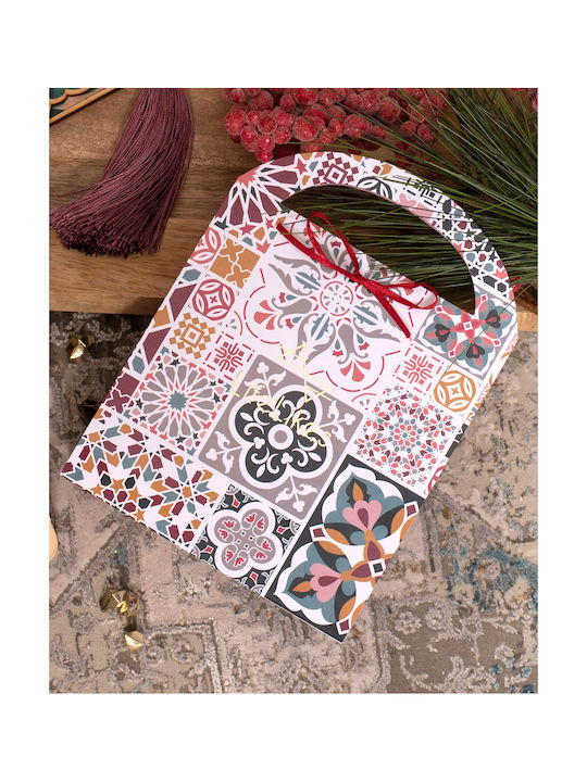 LifeLikes Hanging New Year's Lucky Charm Key Moroccan Motif Made of Wood