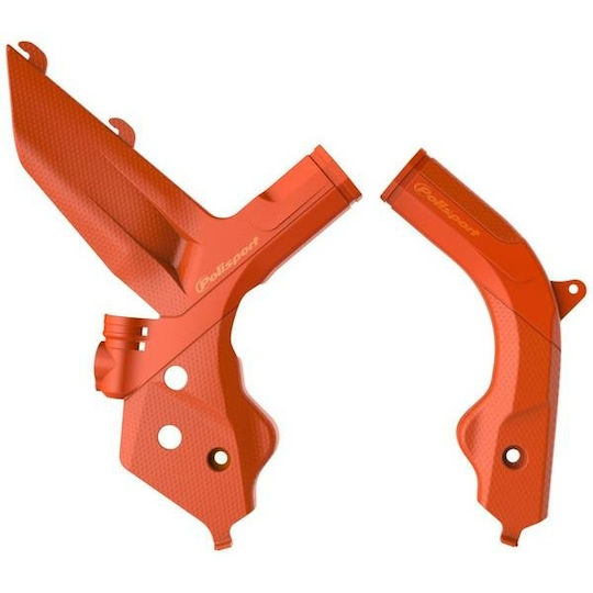 Polisport Protecții cadru motocicletă KTM 125 EXC / 250 SX-F / 400 EXC - 400 EXC / 450 SX-F 2019-2020 Portocaliu